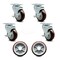Service Caster Regency 600UBCKIT6 U-Boat Locking Caster and Wheel Replace Set - REG-20S414PPUBMRN-TLB-TP2-4PPUD820-2 - alternate 1